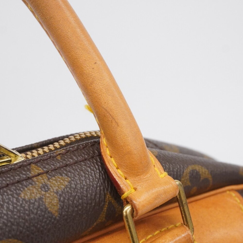 LOUIS VUITTON Authentic Brown Monogram Deauville Bag - Picture 13 of 16